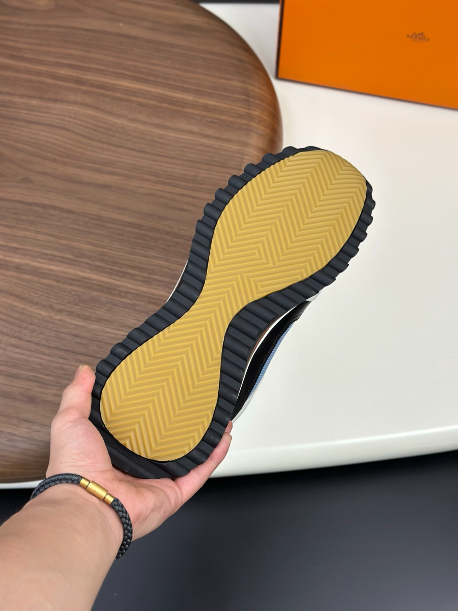 Hermes 에르메스 남성 스니커즈 (이탈리아 소가죽 & 메쉬 콤비 디자인) 7