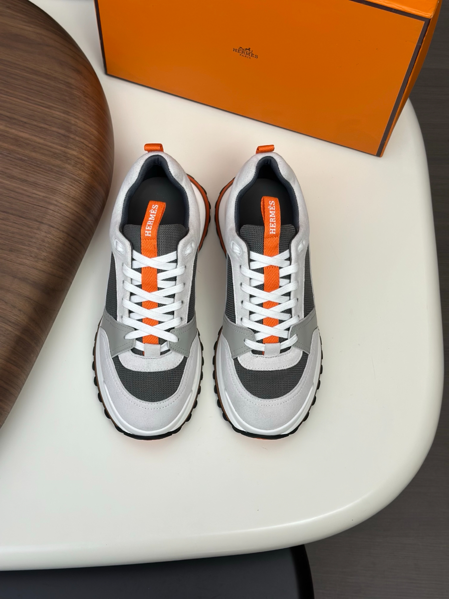 Hermes 에르메스 남성 스니커즈 (이탈리아 소가죽 & 메쉬 콤비 디자인) 2