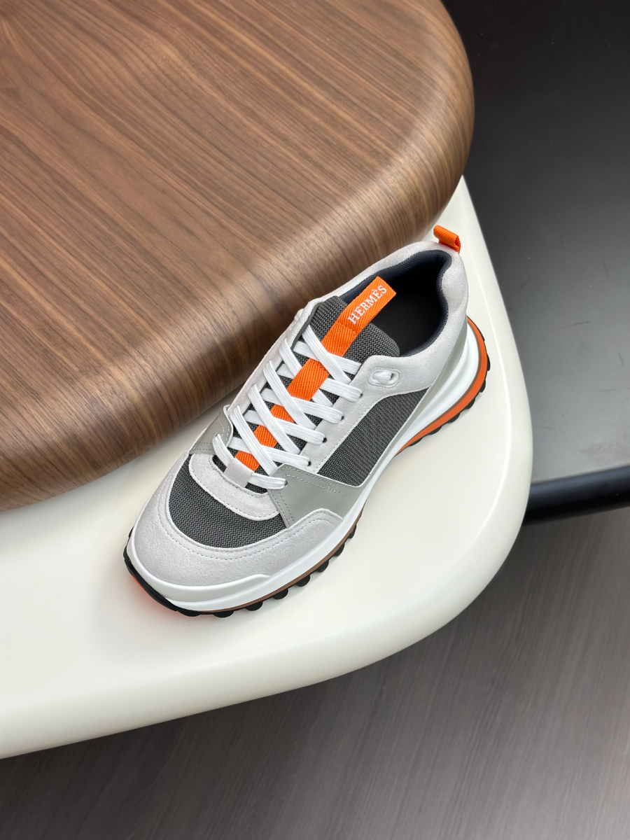Hermes 에르메스 남성 스니커즈 (이탈리아 소가죽 & 메쉬 콤비 디자인) 6