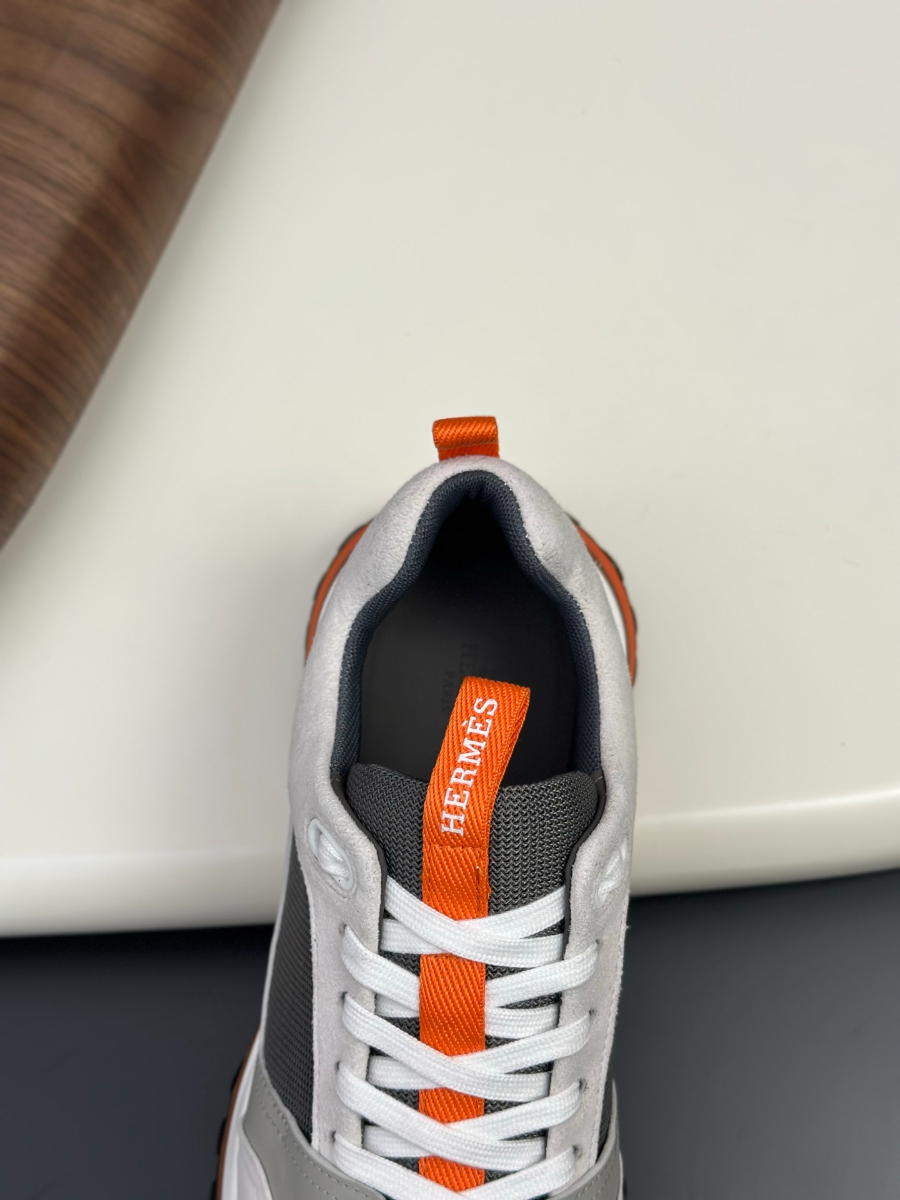 Hermes 에르메스 남성 스니커즈 (이탈리아 소가죽 & 메쉬 콤비 디자인) 9