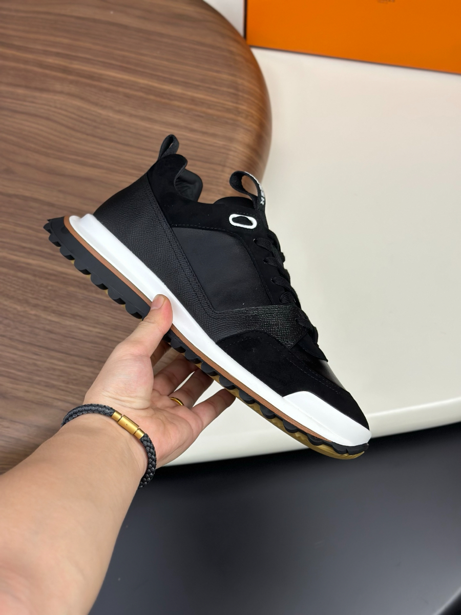 Hermes 에르메스 남성 스니커즈 (이탈리아 소가죽 & 메쉬 콤비 디자인) 2