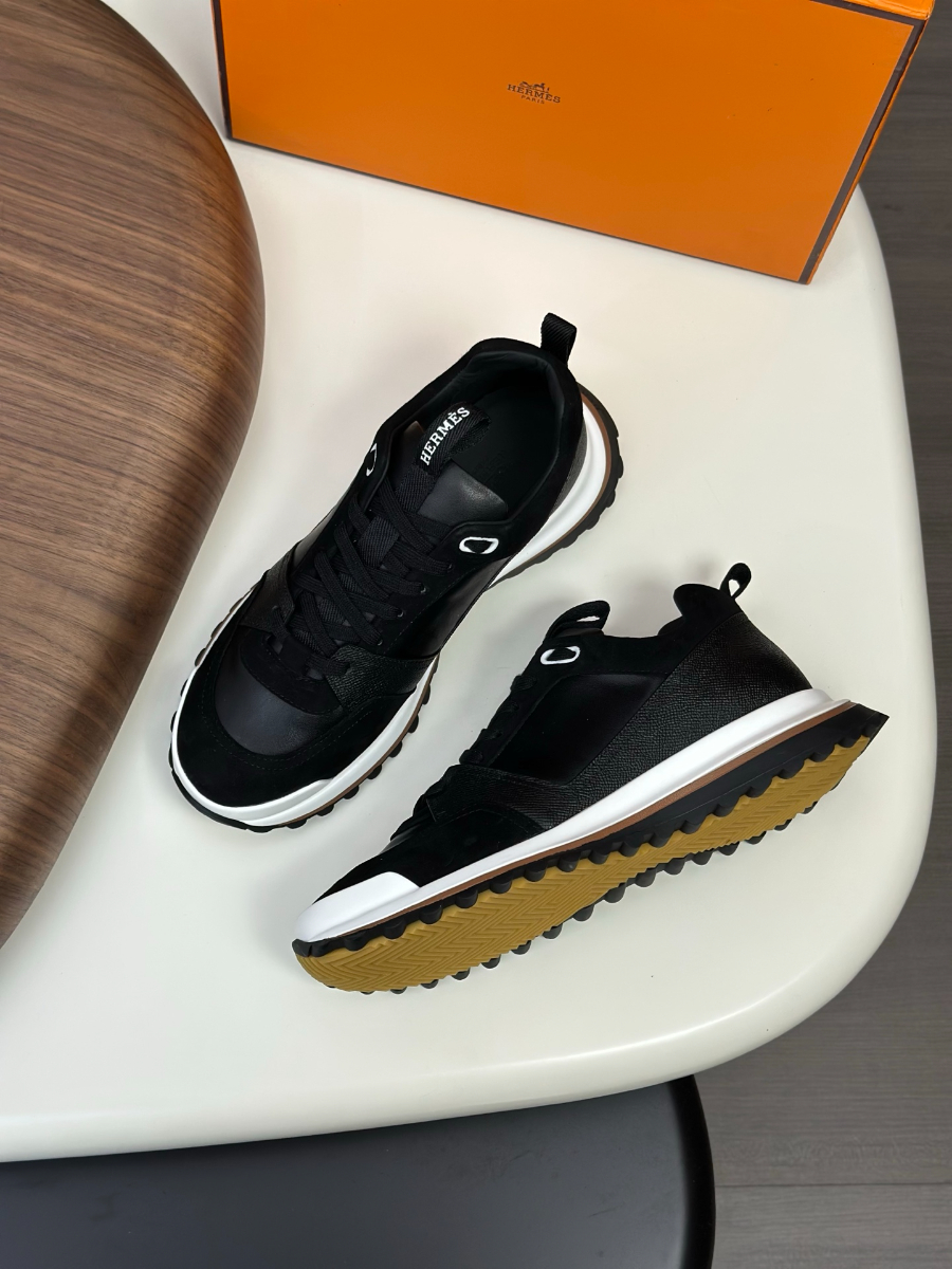 Hermes 에르메스 남성 스니커즈 (이탈리아 소가죽 & 메쉬 콤비 디자인) 3