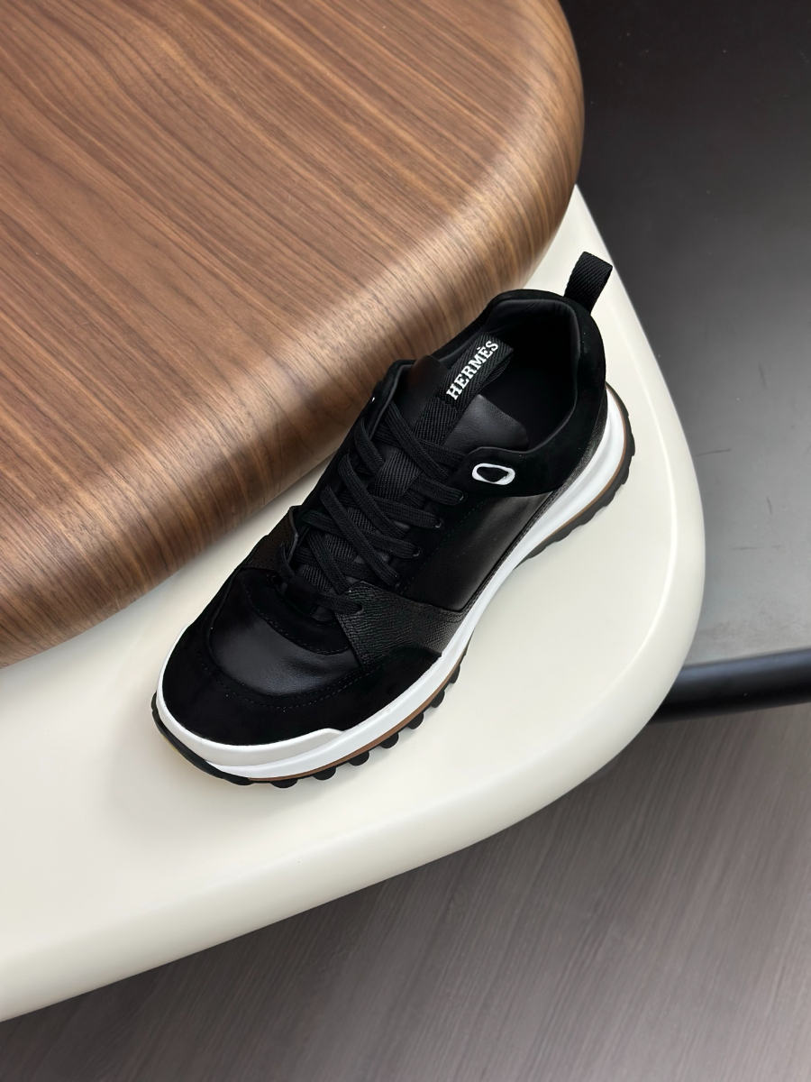 Hermes 에르메스 남성 스니커즈 (이탈리아 소가죽 & 메쉬 콤비 디자인) 4
