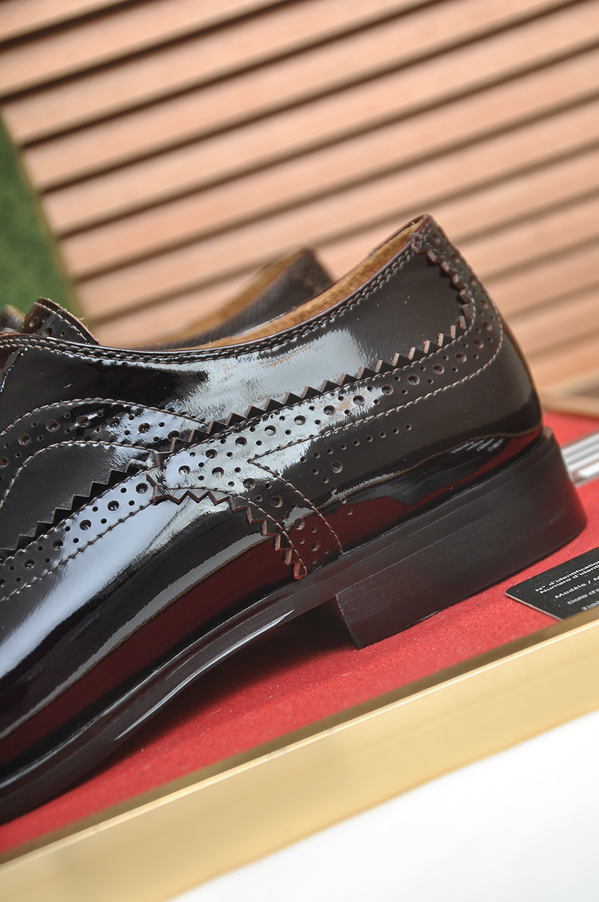 GUCCI 구찌 남성 클래식 브로그 레더 옥스포드 구두 8