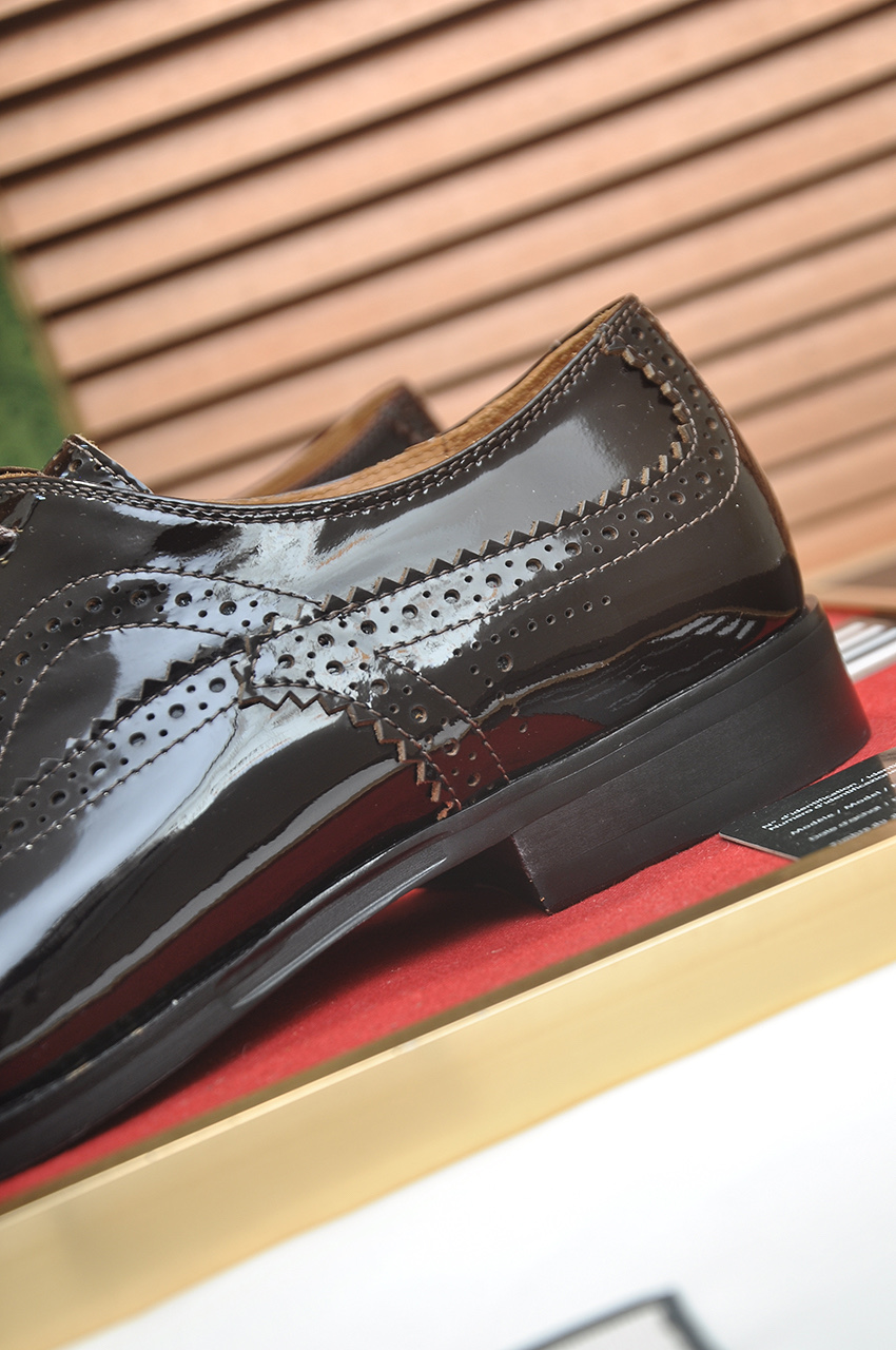 GUCCI 구찌 남성 클래식 브로그 레더 옥스포드 구두 9