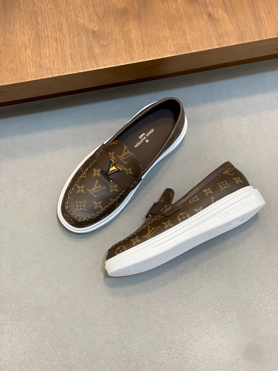 LOUIS VUITTON 루이비통 남성 모노그램 데님 로퍼 스니커즈 5