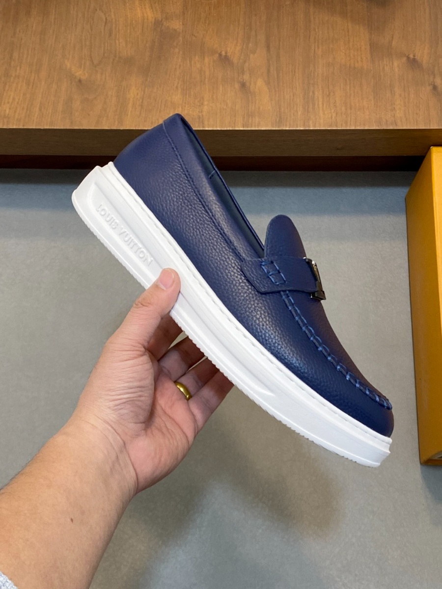 LOUIS VUITTON 루이비통 남성 모노그램 데님 로퍼 스니커즈 4