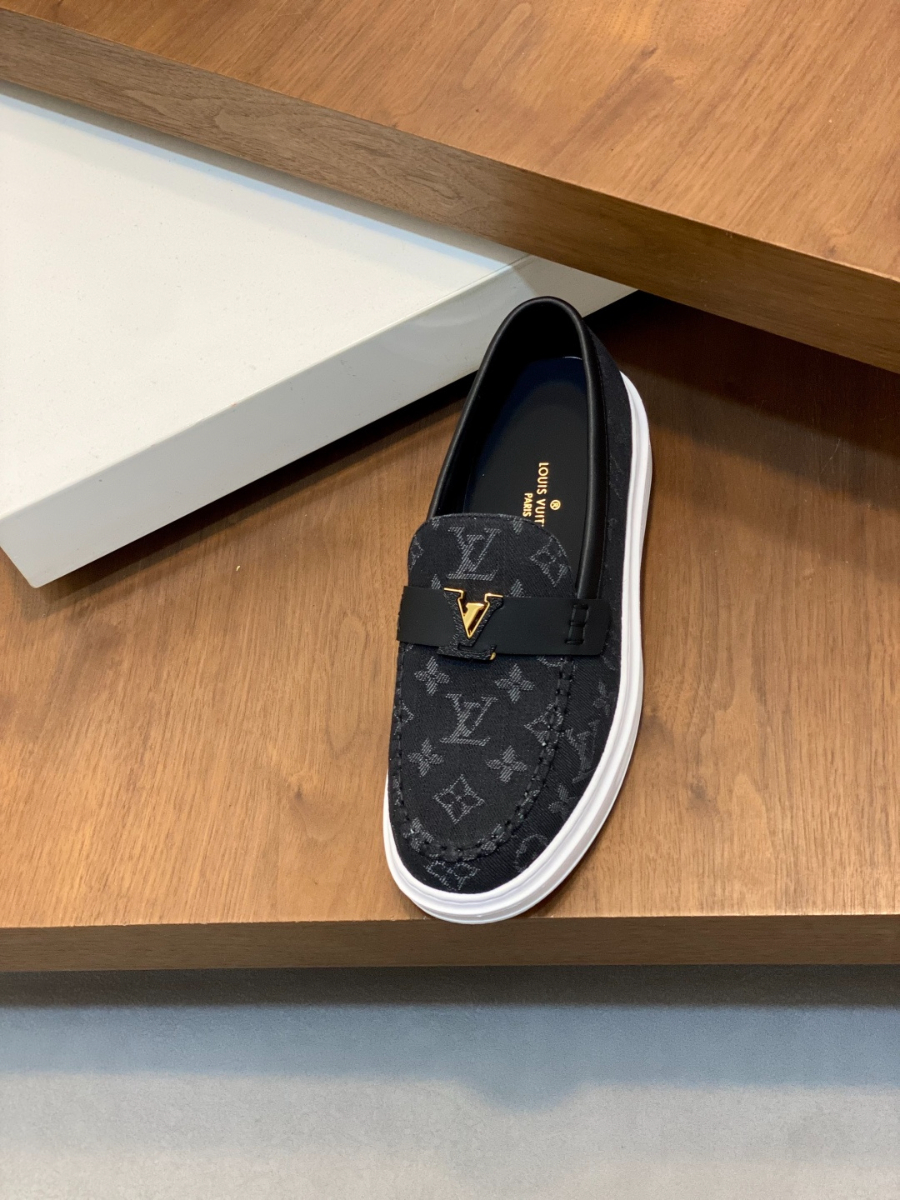 LOUIS VUITTON 루이비통 남성 모노그램 데님 로퍼 스니커즈 5