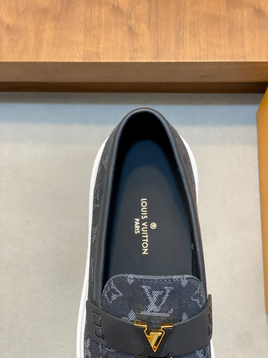 LOUIS VUITTON 루이비통 남성 모노그램 데님 로퍼 스니커즈 6