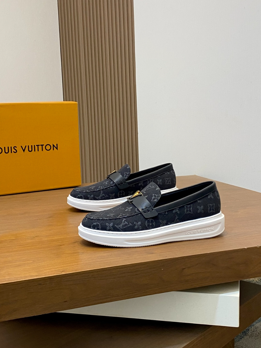 LOUIS VUITTON 루이비통 남성 모노그램 데님 로퍼 스니커즈 8