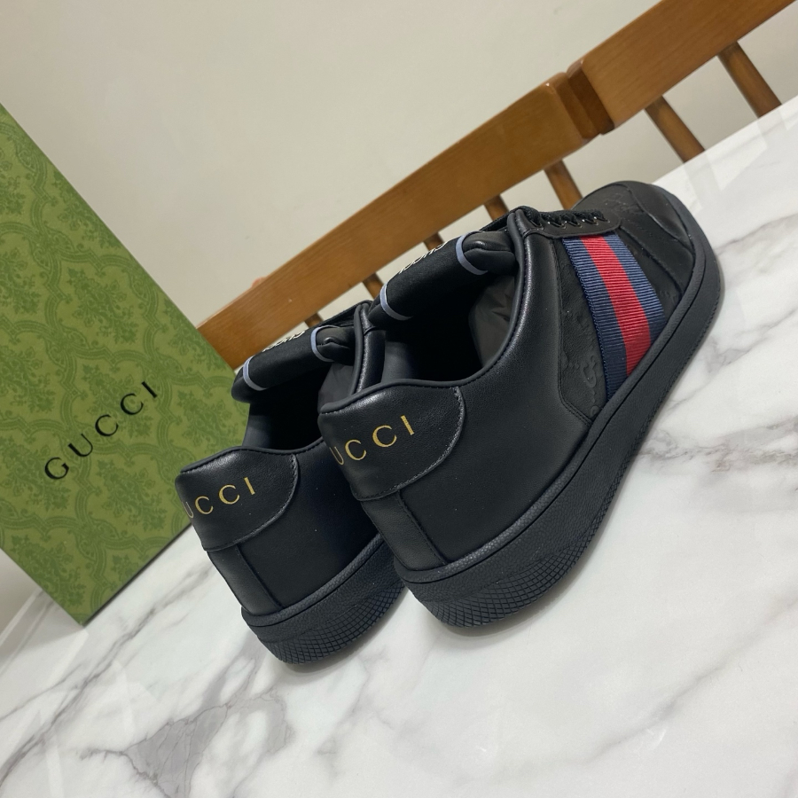 Gucci 구찌 남녀공용 화이트 웹 스트라이프 스니커즈 8