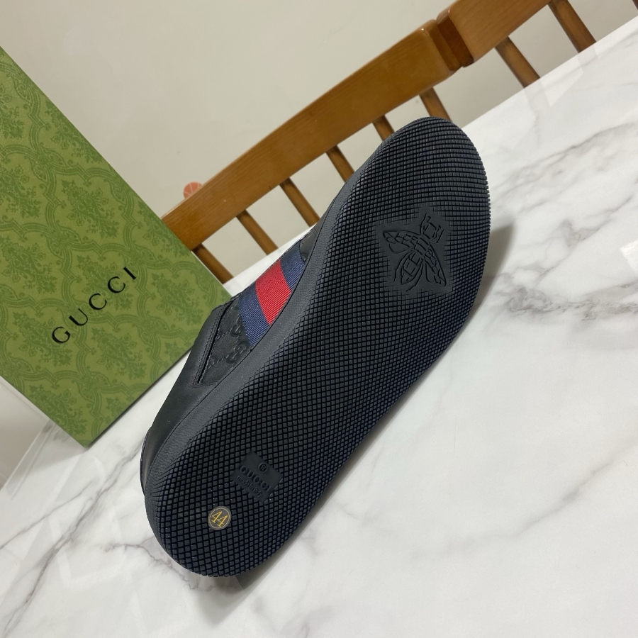 Gucci 구찌 남녀공용 화이트 웹 스트라이프 스니커즈 9