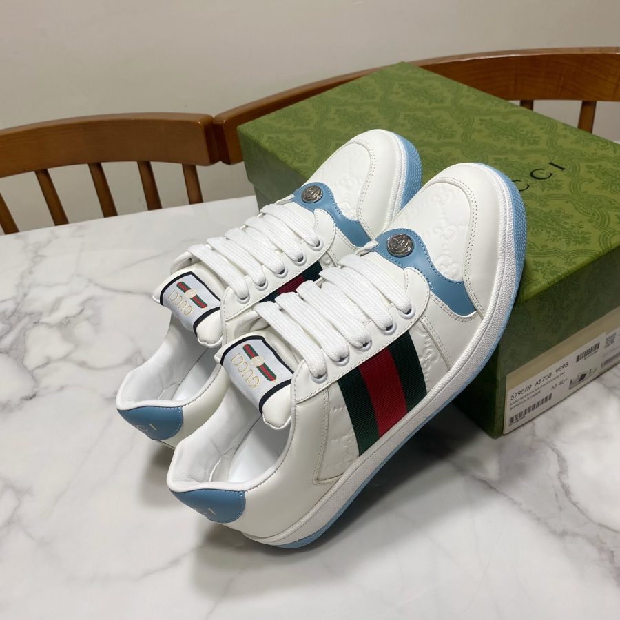 Gucci 구찌 남녀공용 화이트 웹 스트라이프 스니커즈 7