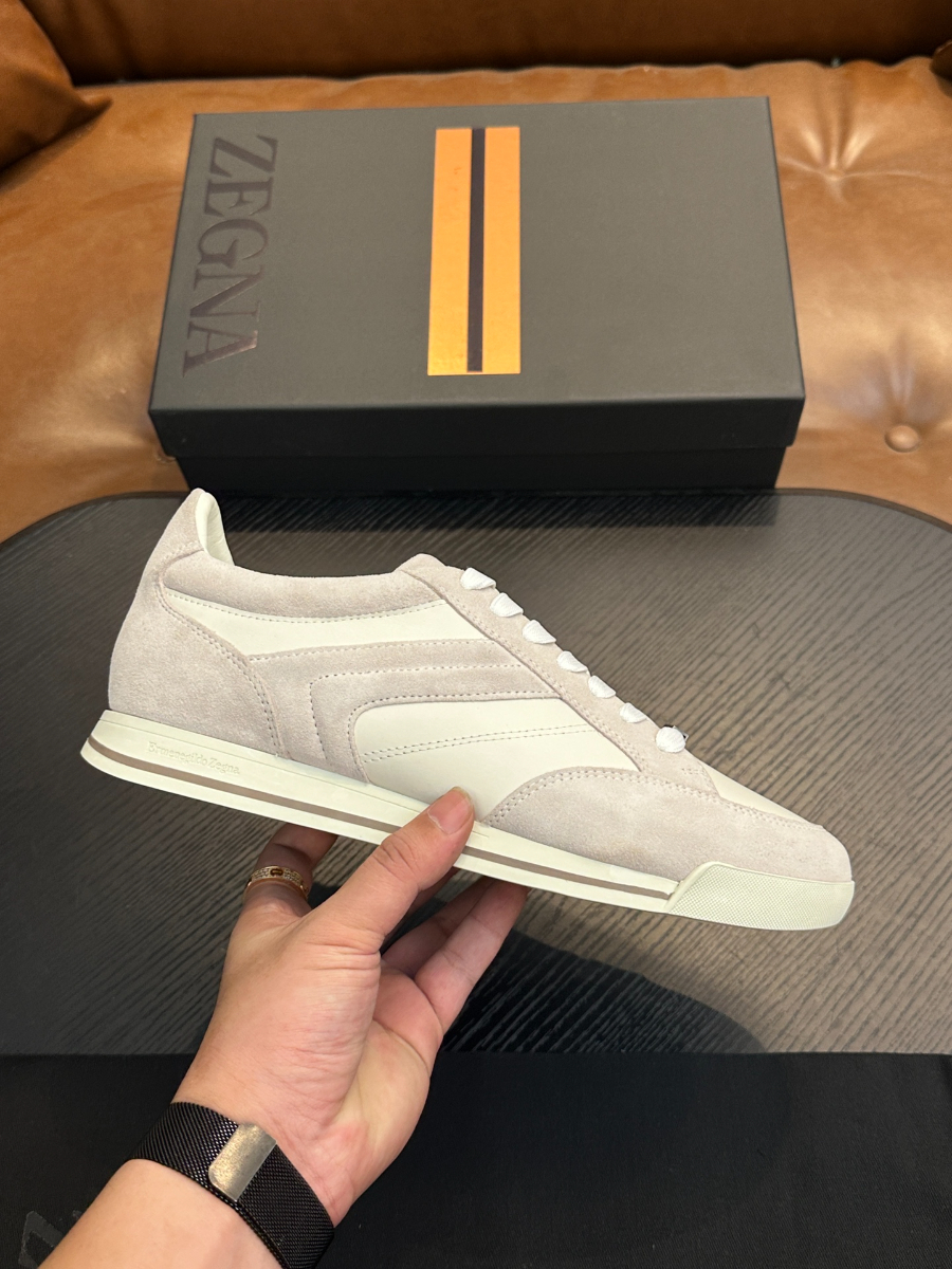 Ermenegildo Zegna 에르메네질도 제냐 스웨이드 레더 스니커즈 2