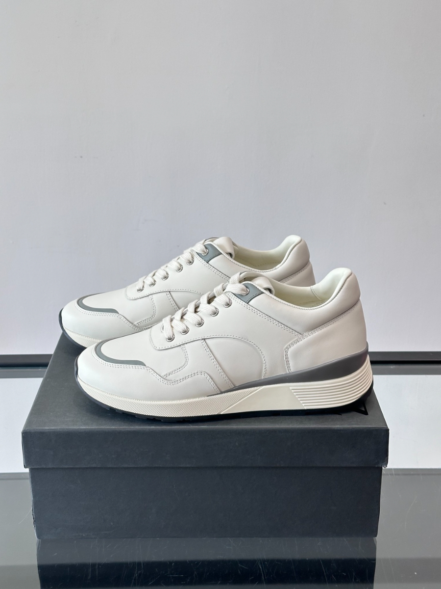 ZEGNA 남성 레더 캐주얼 스니커즈 1