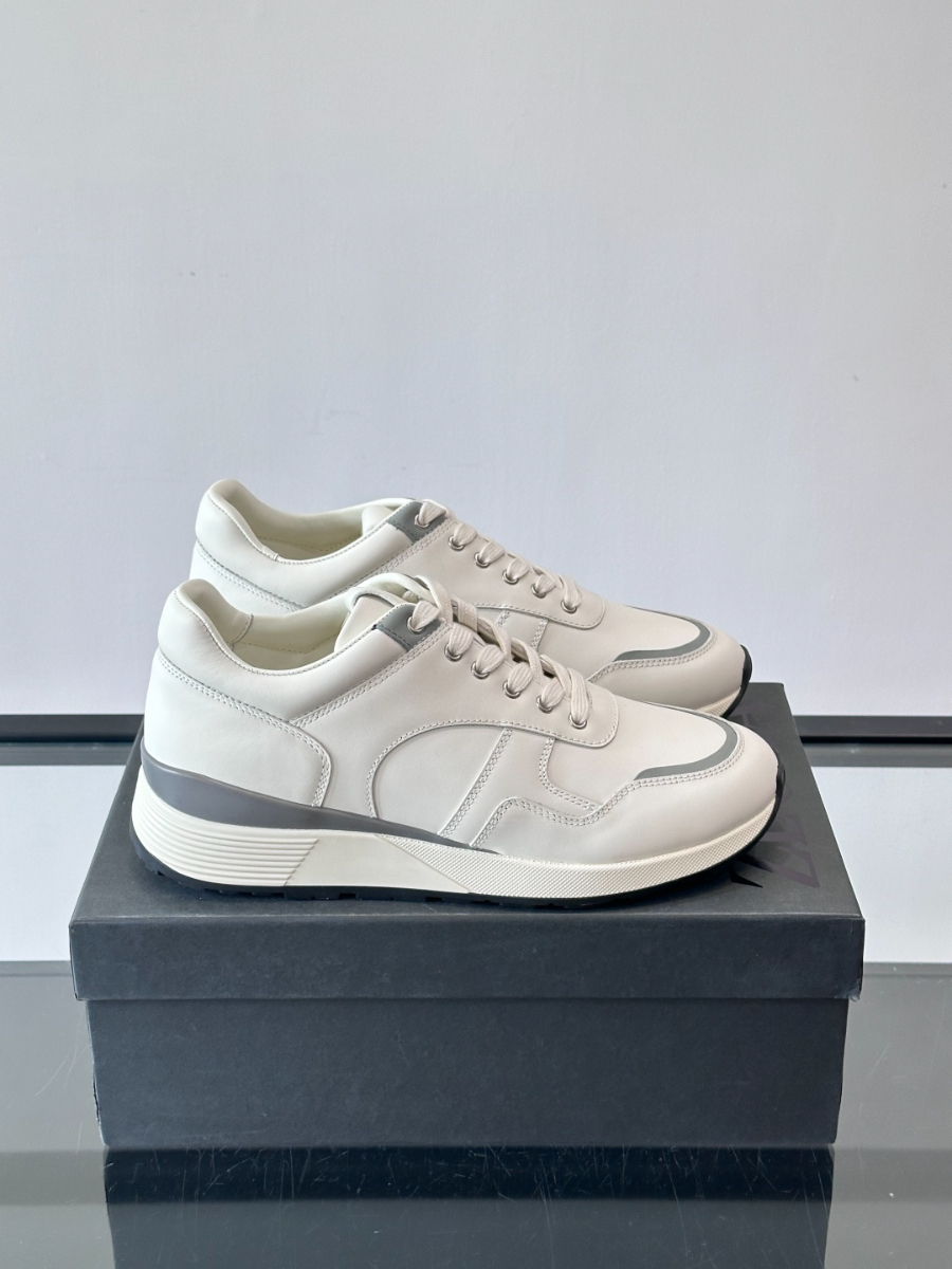 ZEGNA 남성 레더 캐주얼 스니커즈 2