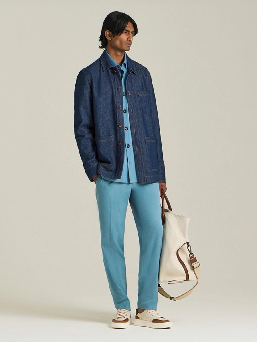 Kiton Inspired Two-Tone Leather Low Top Sneaker 키톤 투톤 레더 로우탑 스니커즈 베이지 2