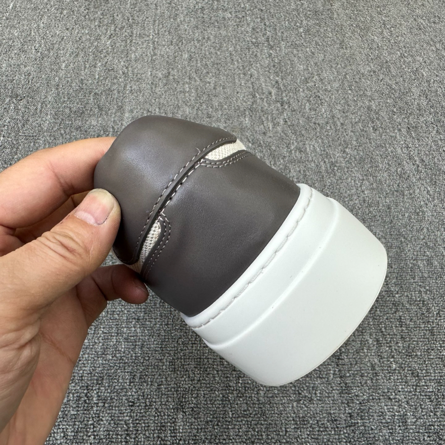 Kiton Inspired Two-Tone Leather Low Top Sneaker 키톤 투톤 레더 로우탑 스니커즈 그레이 8