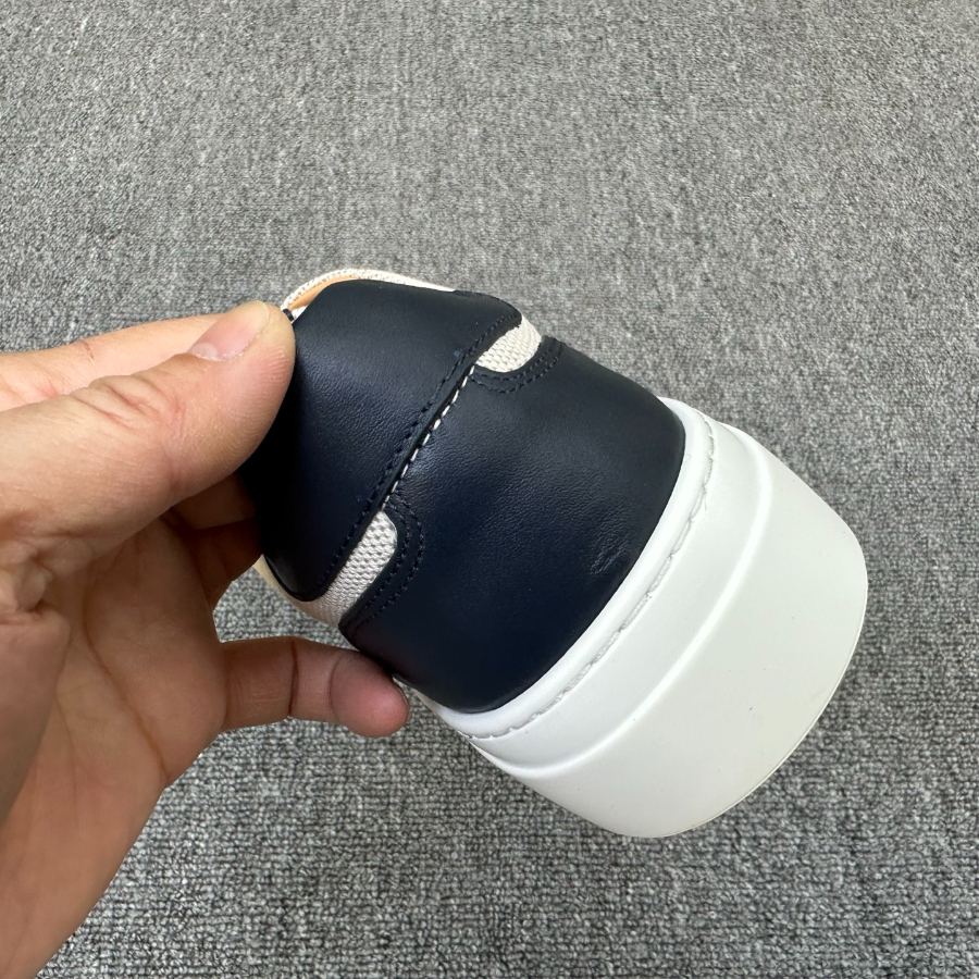 Kiton Inspired Two-Tone Leather Low Top Sneaker 키톤 투톤 레더 로우탑 스니커즈 네이비 8