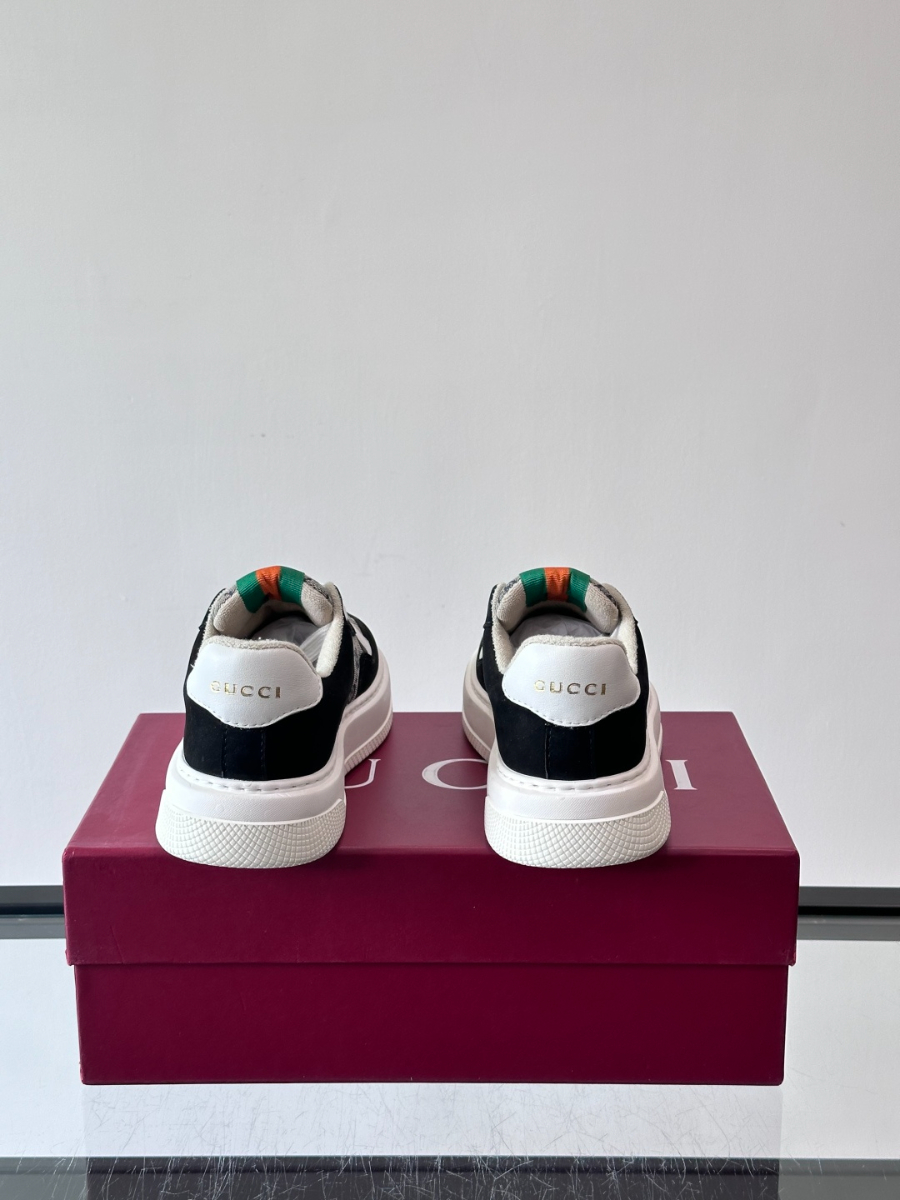 Gucci Platform GG Canvas Sneakers 구찌 플랫폼 GG 캔버스 스니커즈 블랙 그레 8