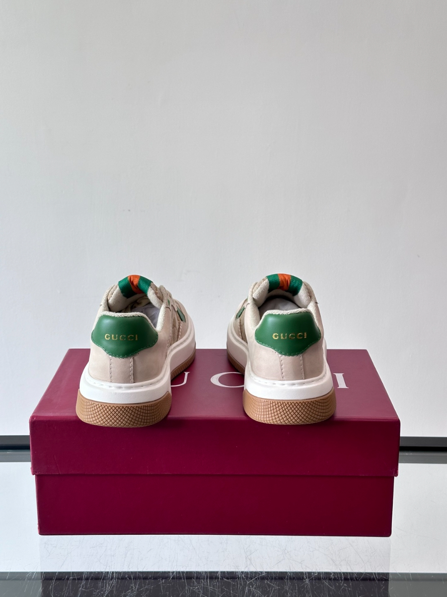 Gucci Platform GG Canvas Sneakers 구찌 플랫폼 GG 캔버스 스니커즈 베이지 그린 8