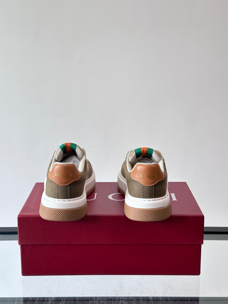 Gucci Platform GG Canvas Sneakers 구찌 플랫폼 GG 캔버스 스니커즈 베이지 카키 7