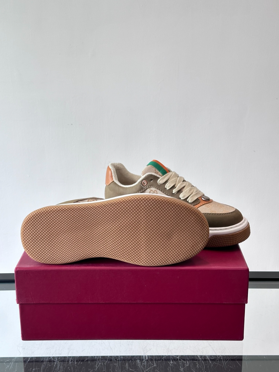 Gucci Platform GG Canvas Sneakers 구찌 플랫폼 GG 캔버스 스니커즈 베이지 카키 8