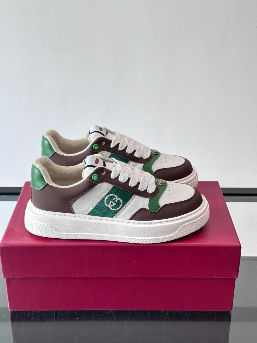 Gucci Platform GG Canvas Sneakers Green 구찌 플랫폼 GG 캔버스 스니커즈 그린 1