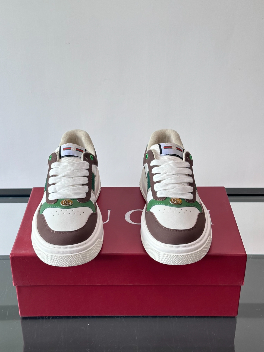 Gucci Platform GG Canvas Sneakers Green 구찌 플랫폼 GG 캔버스 스니커즈 그린 2