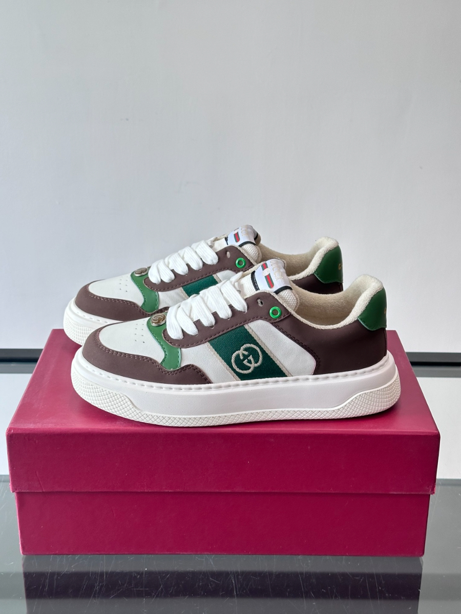 Gucci Platform GG Canvas Sneakers Green 구찌 플랫폼 GG 캔버스 스니커즈 그린 3