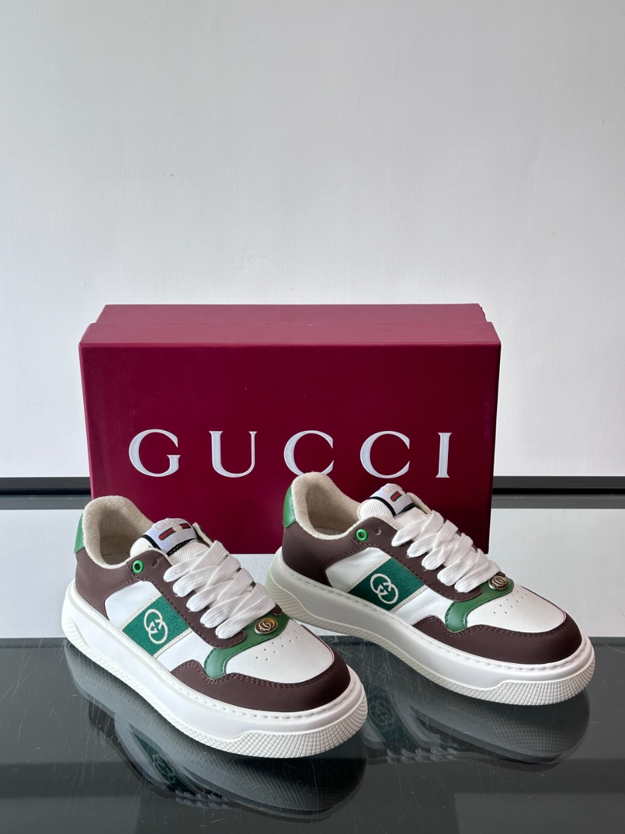 Gucci Platform GG Canvas Sneakers Green 구찌 플랫폼 GG 캔버스 스니커즈 그린 5