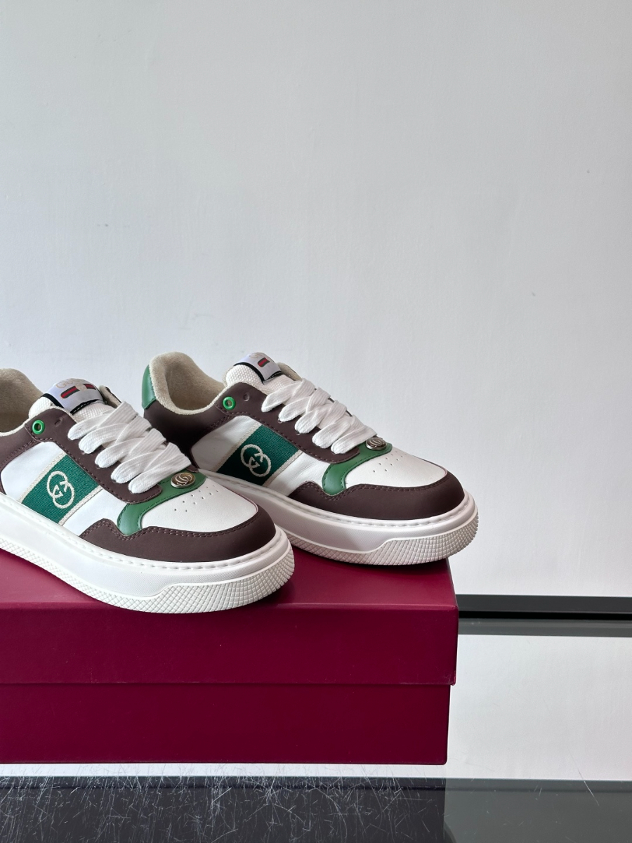 Gucci Platform GG Canvas Sneakers Green 구찌 플랫폼 GG 캔버스 스니커즈 그린 7