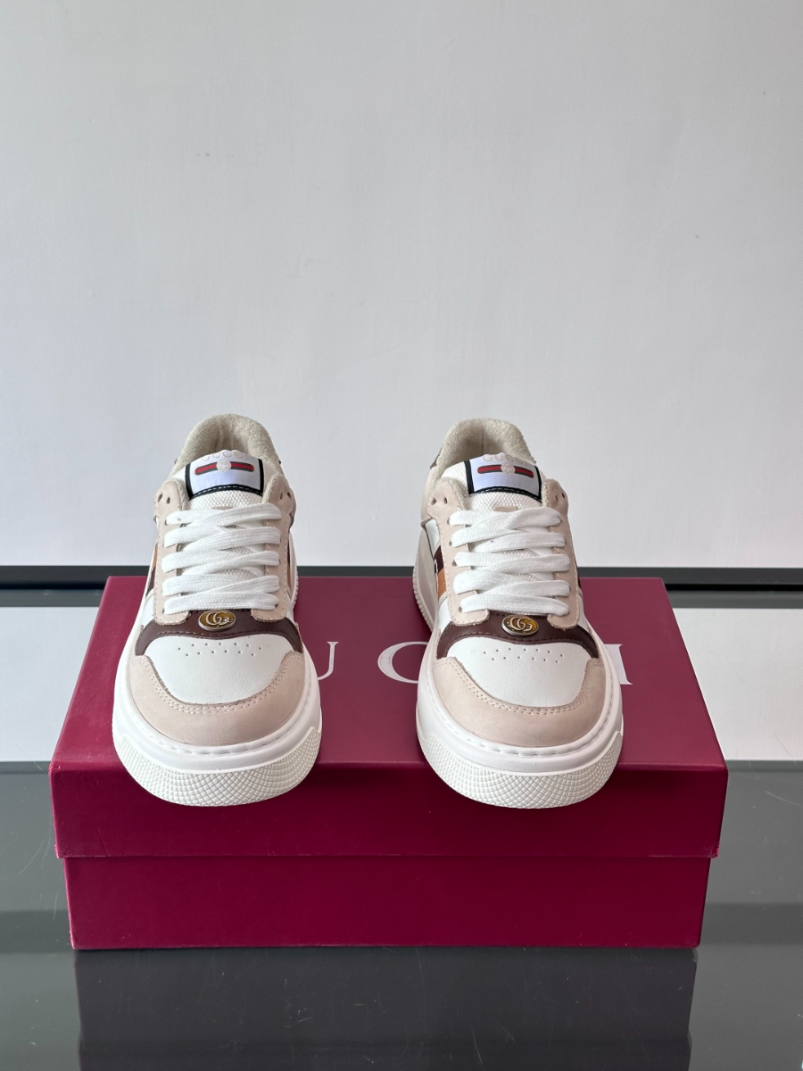 Gucci Platform GG Canvas Sneakers Green 구찌 플랫폼 GG 캔버스 스니커즈 베이지 2