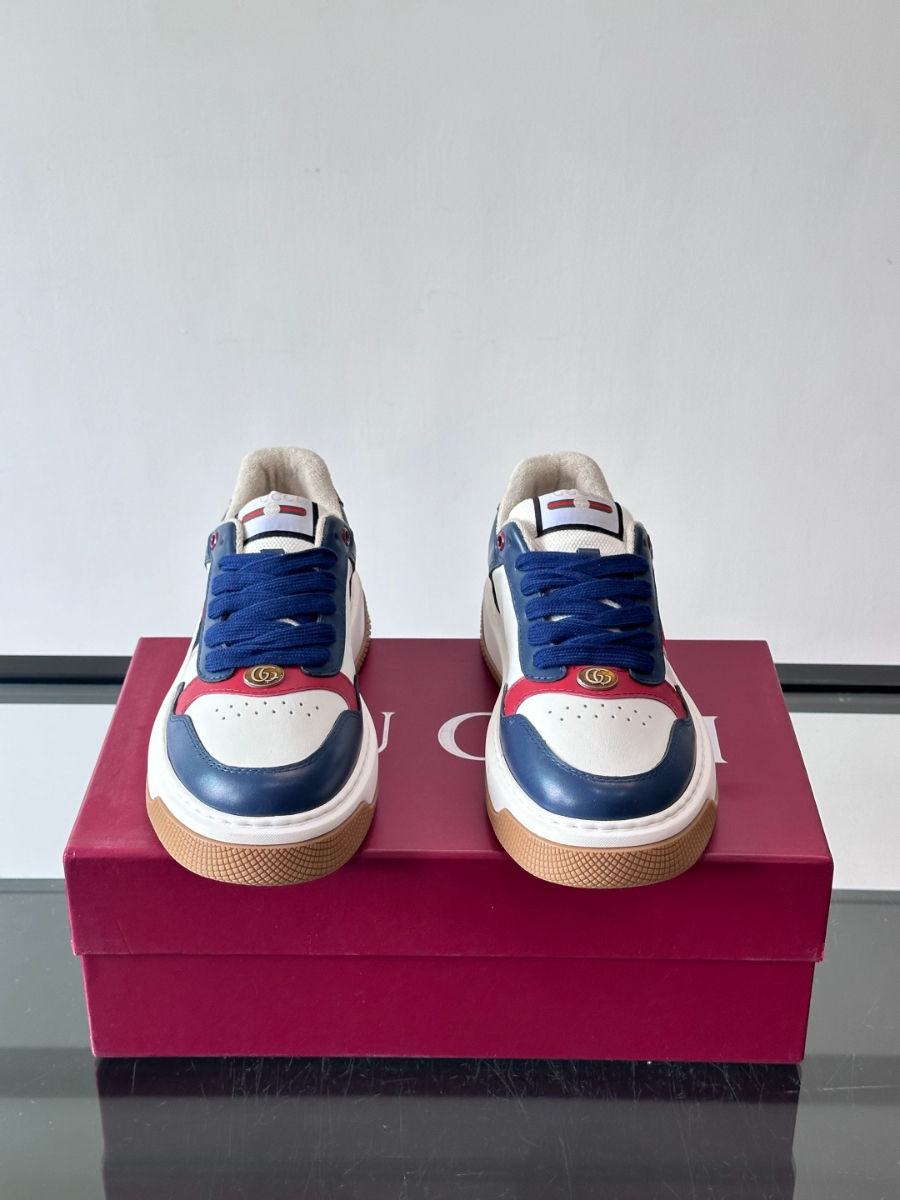 Gucci Platform GG Canvas Sneakers Green 구찌 플랫폼 GG 캔버스 스니커즈 네이비 2