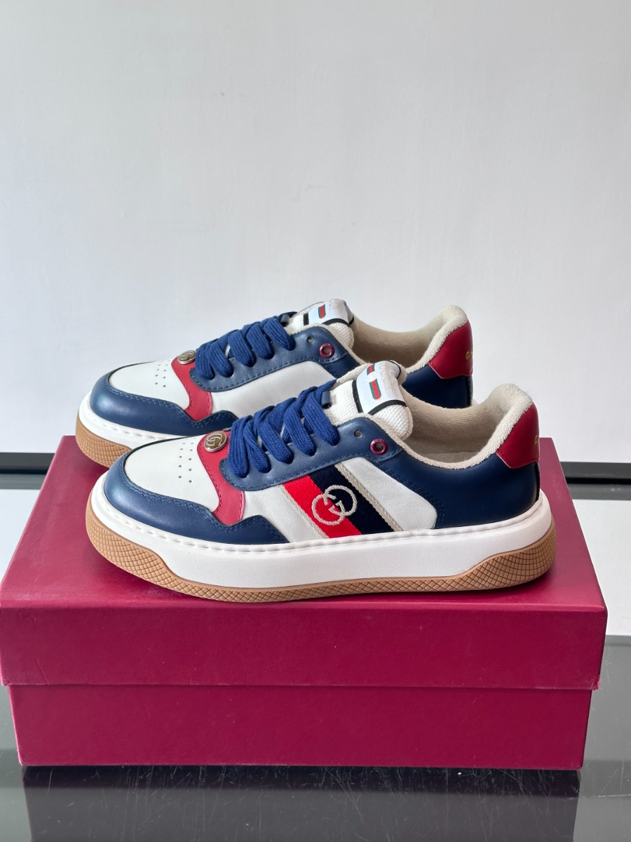 Gucci Platform GG Canvas Sneakers Green 구찌 플랫폼 GG 캔버스 스니커즈 네이비 3