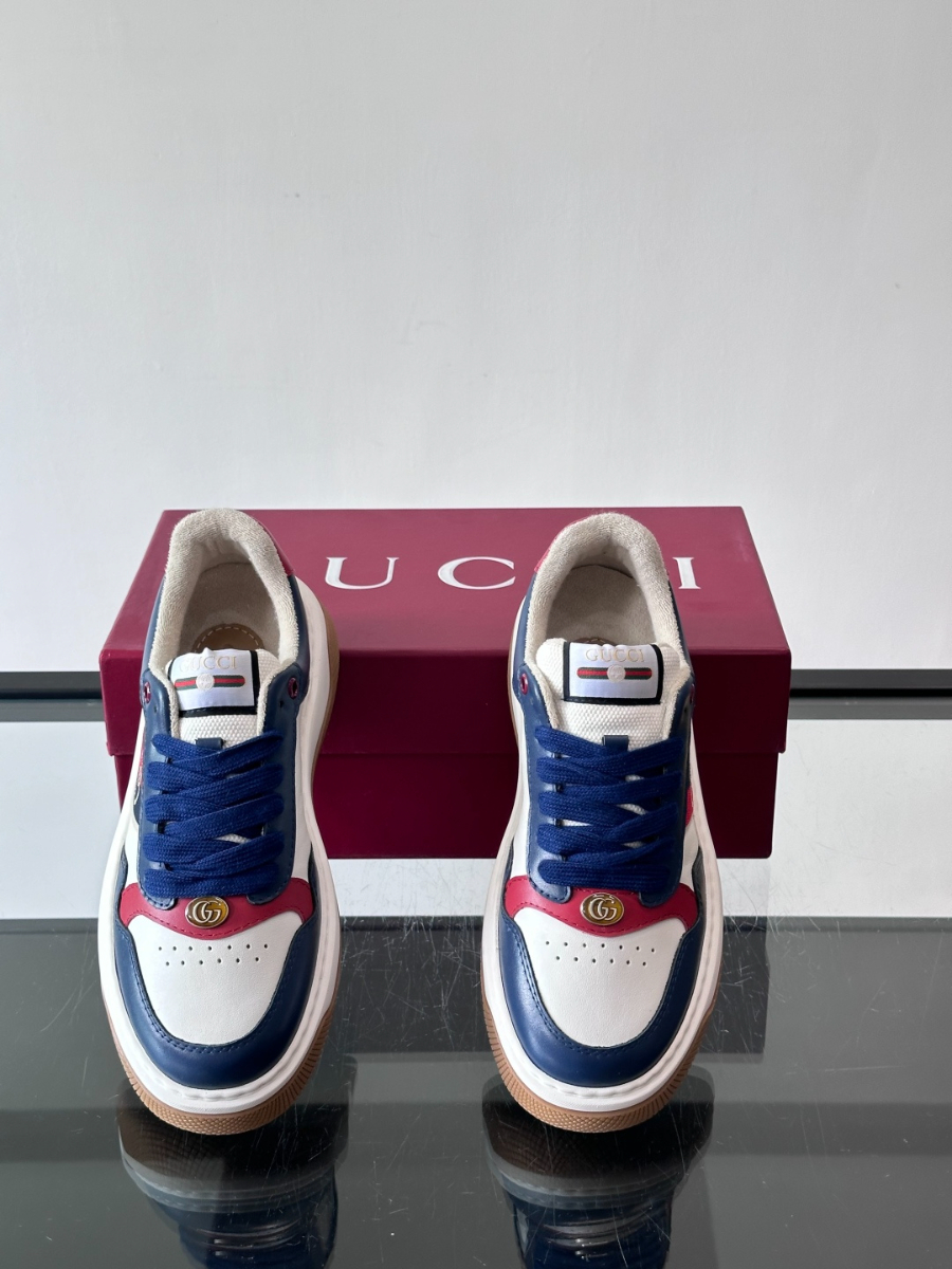 Gucci Platform GG Canvas Sneakers Green 구찌 플랫폼 GG 캔버스 스니커즈 네이비 6