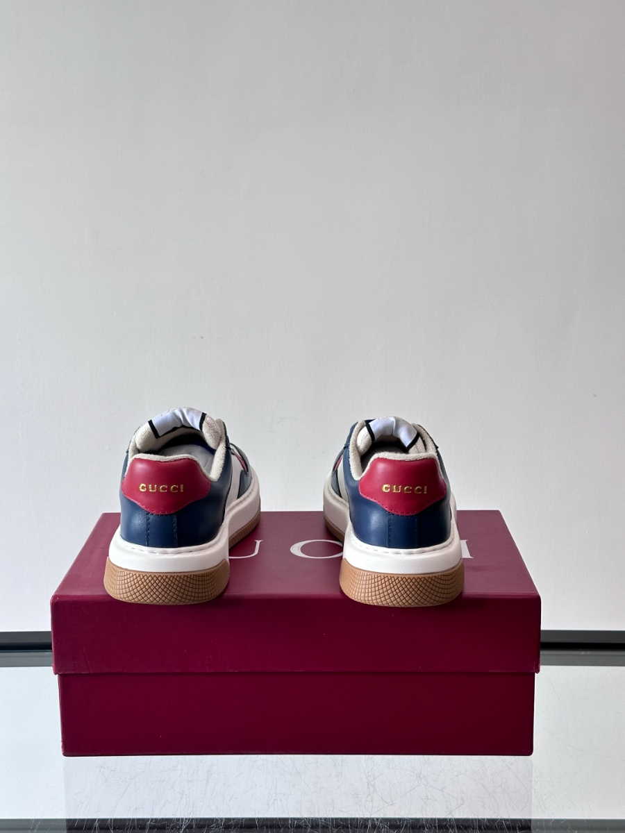 Gucci Platform GG Canvas Sneakers Green 구찌 플랫폼 GG 캔버스 스니커즈 네이비 8