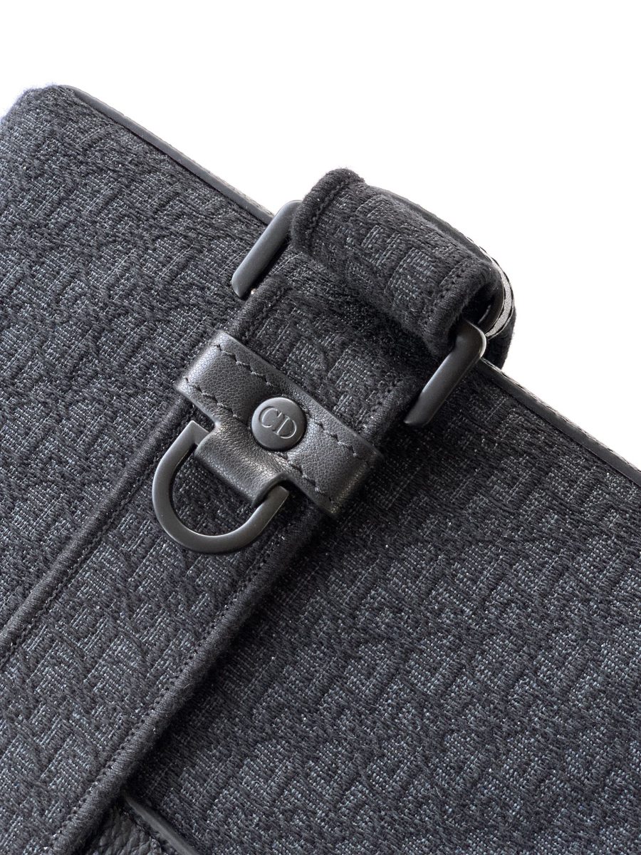 Dior Daily Mini Messenger Bag Oblique Black 디올 데일리 미니 메신저백 오블리크 블랙 20cm 10