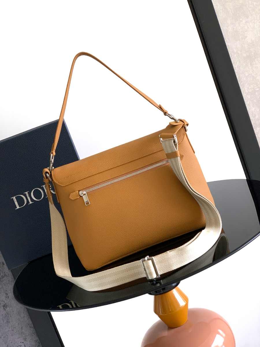 Dior Privé Flap Messenger Bag Dior Icons Calfskin Camel 디올 프리베 플랩 메신저백 디올 아이콘 카프스킨 카멜 33cm 6