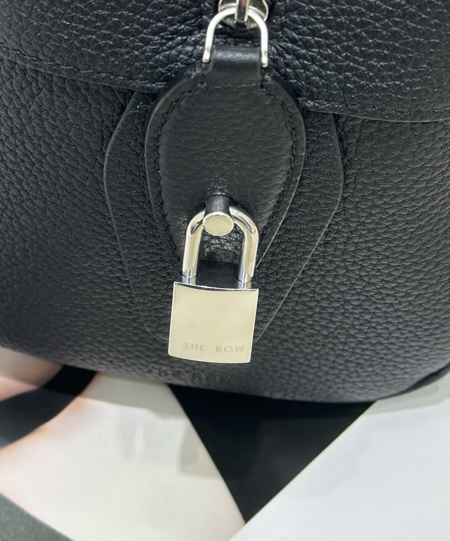 The Row EW India Bag 더 로우 EW 인디아 Bonaudo 토트백 블랙 32cm 5