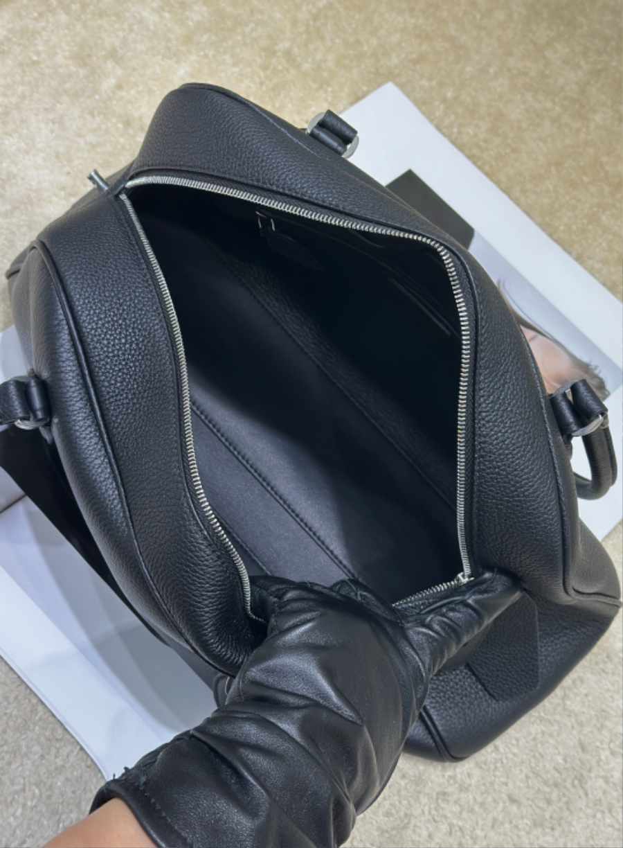 The Row EW India Bag 더 로우 EW 인디아 Bonaudo 토트백 블랙 32cm 9