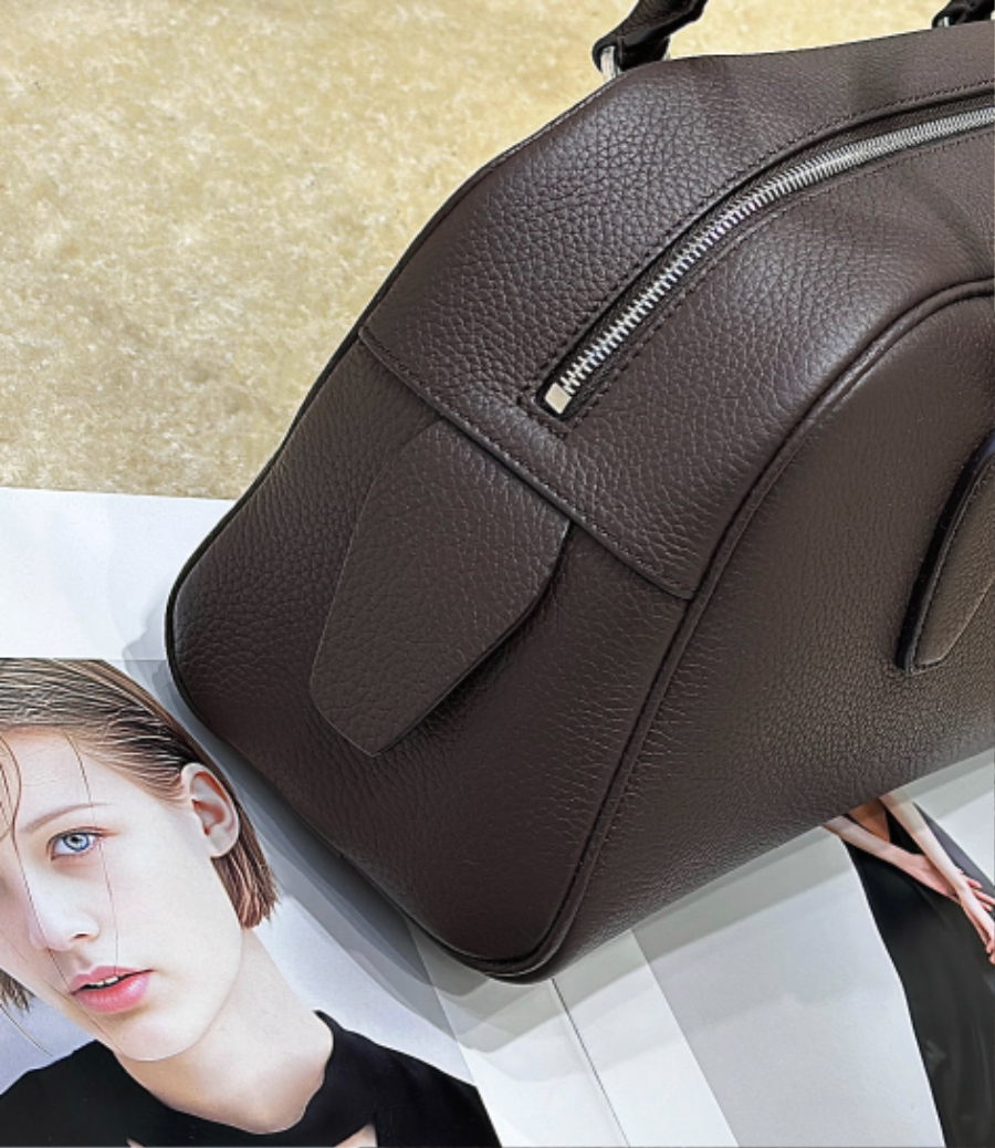 The Row EW India Bag 더 로우 EW 인디아 Bonaudo 토트백 다크브라운 32cm 7