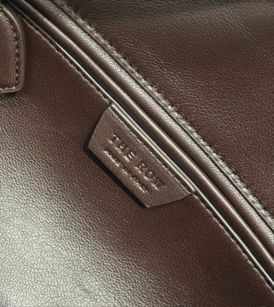 The Row EW India Bag 더 로우 EW 인디아 Bonaudo 토트백 다크브라운 32cm 8