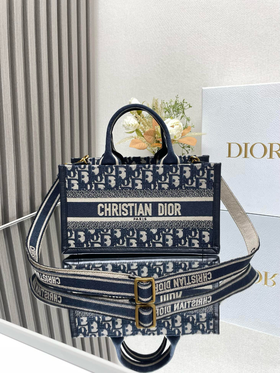 Dior 디올 2024 북 토트 이스트 웨스트 스트랩백  2