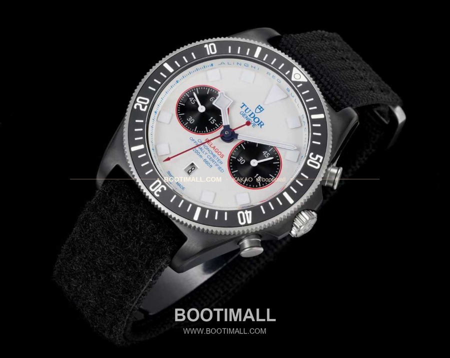 TUDOR Pelagos FXD Chronograph 튜더 펠라고스 FXD 크로노그래프 알링기 레드불 레이싱 화이트 다이얼 M25807KN-0001 11