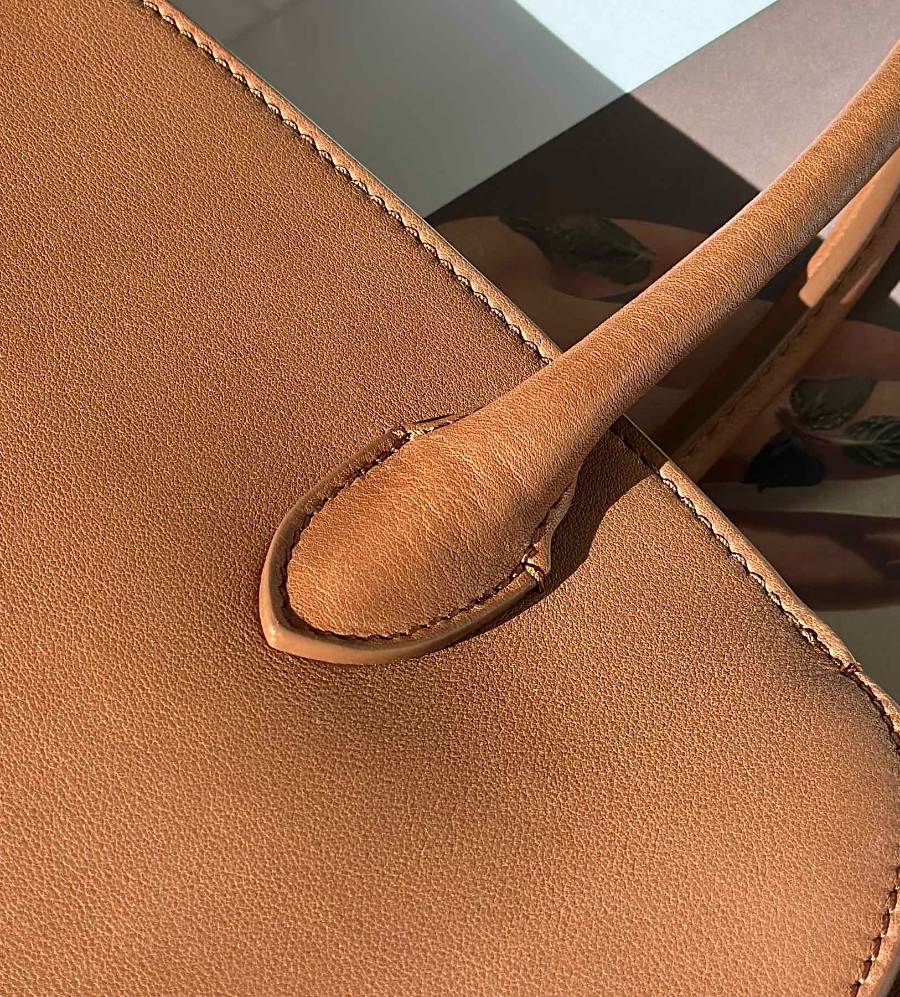 The Row Marlo 12 Bag 말로 12 토트백 마소니 송아지가죽 브라운 29.5cm 4