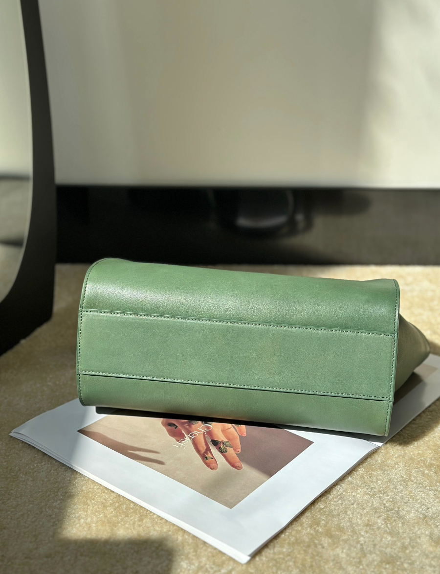 The Row Marlo 12 Bag 말로 12 토트백 마소니 송아지가죽 그린 29.5cm 3