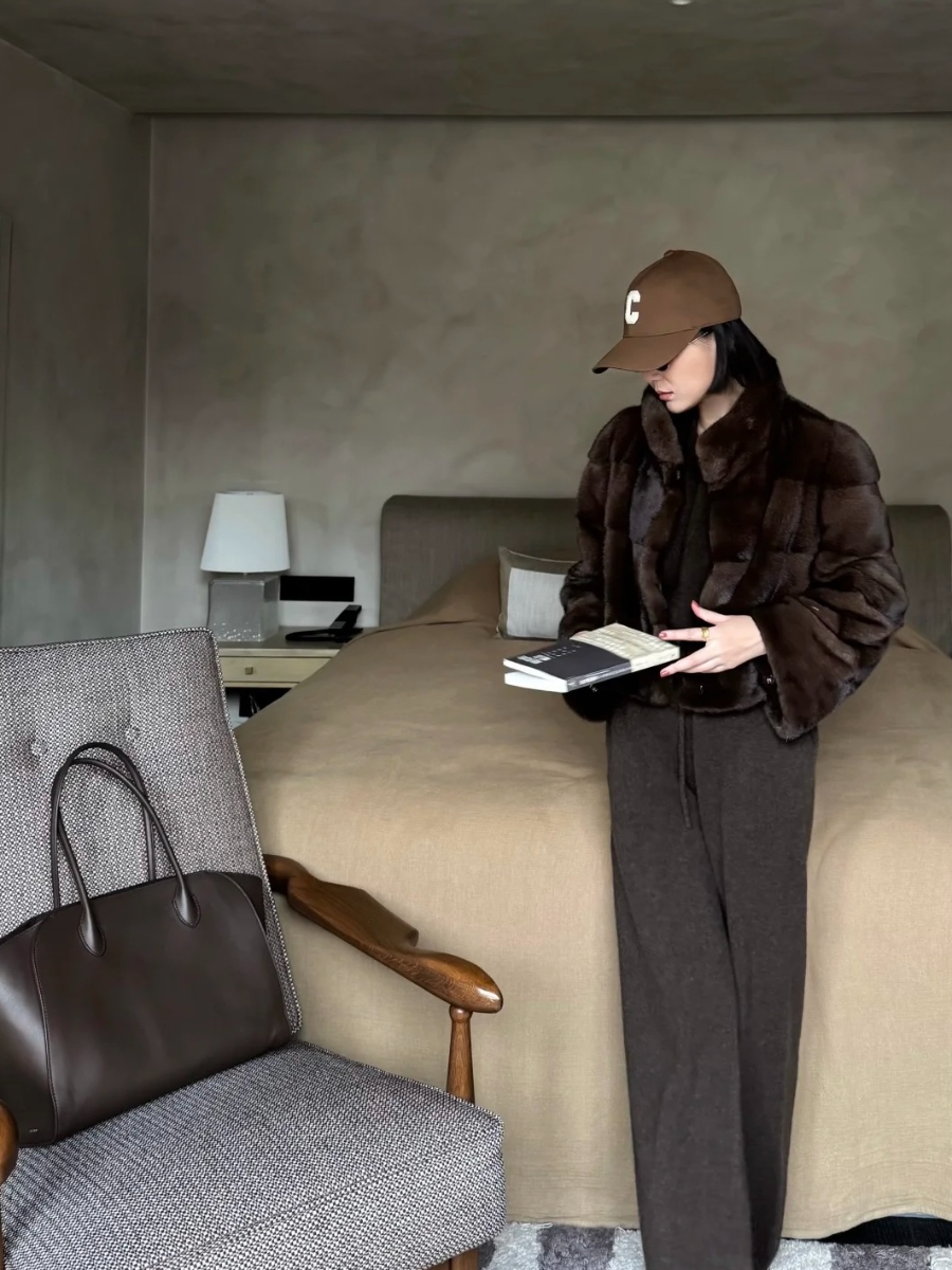 The Row Marlo 12 Bag 말로 12 토트백 마소니 송아지가죽 커피브라운 29.5cm 6