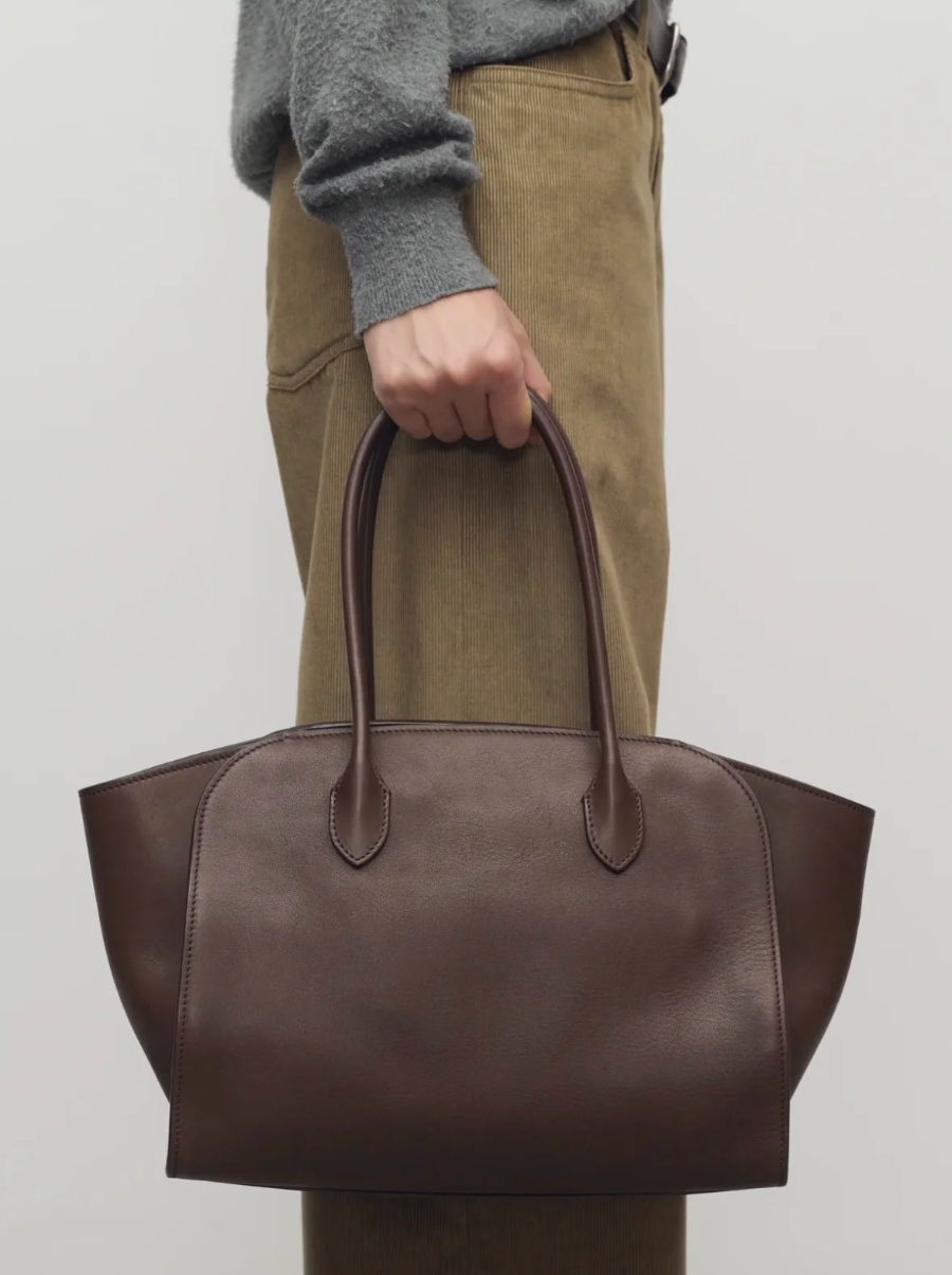 The Row Marlo 12 Bag 말로 12 토트백 마소니 송아지가죽 커피브라운 29.5cm 7