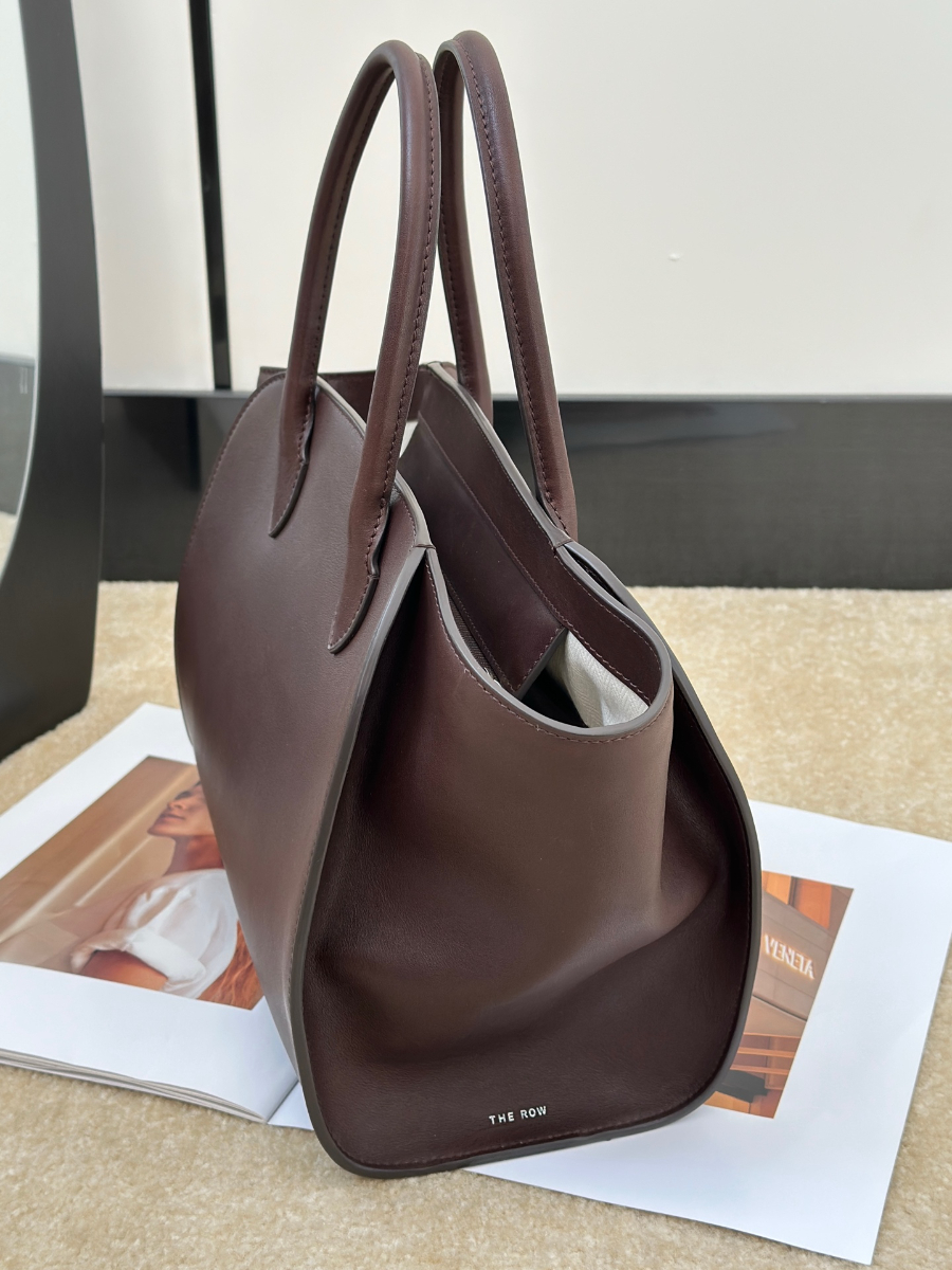 The Row Marlo 12 Bag 말로 12 토트백 마소니 송아지가죽 커피브라운 29.5cm 11